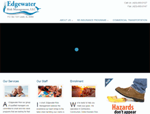 Tablet Screenshot of edgewaterrisk.com